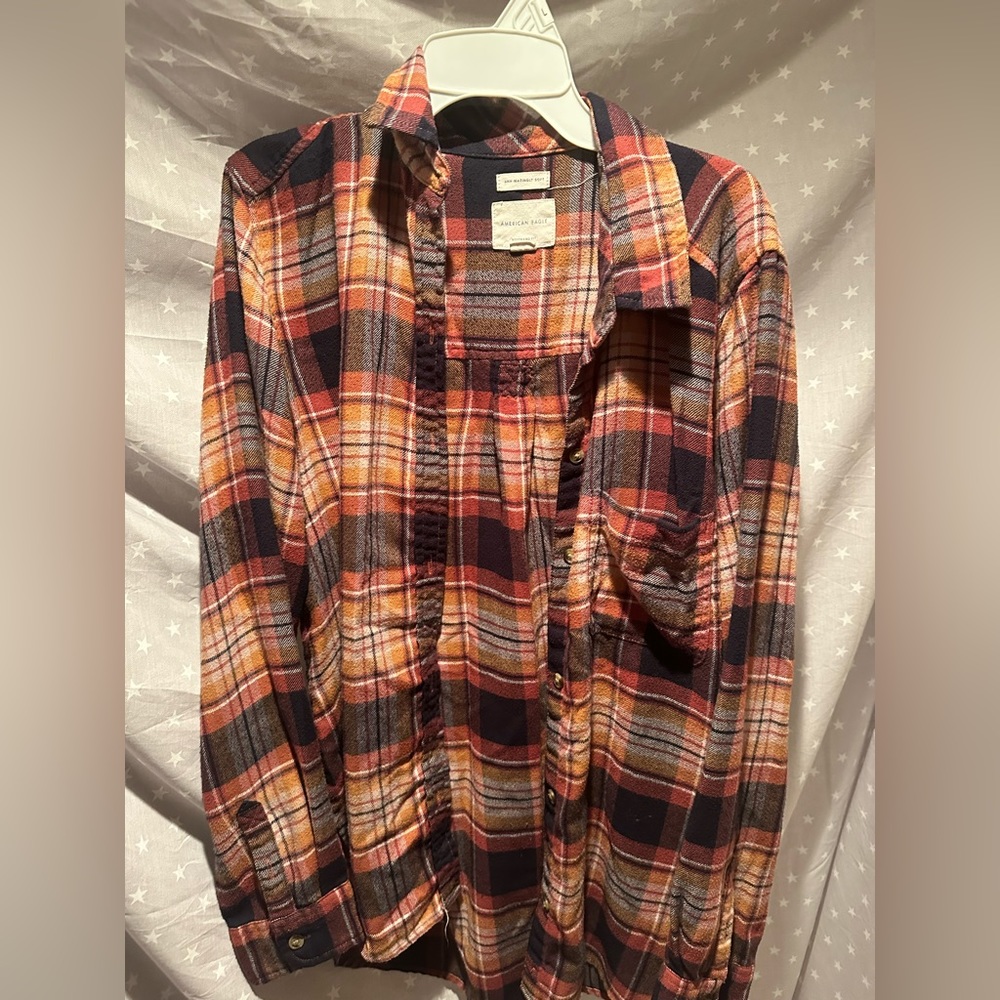American Eagle Boyfriend fit flannel shirt